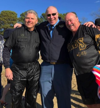  at St. Mary's Splash with Retired Sheriff Cameron and Sheriff's Office Chaplain Larry Crabtree 